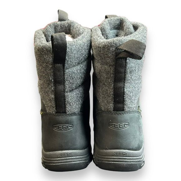 KEEN Women’s Size 6 M Greta Waterproof Insulated Boot 1026596 Black Wool - Picture 3 of 8